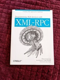 Programming Web Services with XML-RPC O'Reilly book cover. Features an image of a jellyfish