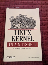 Linux Kernel in a Nutshell cover, shows some coral